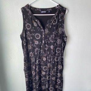 Lands End midi tank dress size medium
